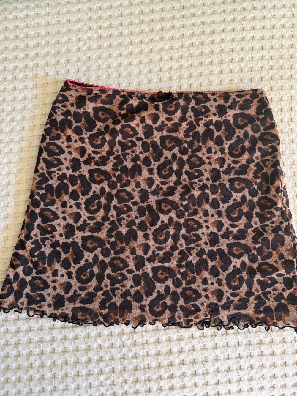 Urban Outfitters Leopard Print Mini Skirt - Brown & Black